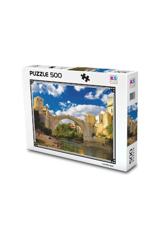 Ks Games Old Mostar Bridge Bosna Hersek 500 Parça Puzzle