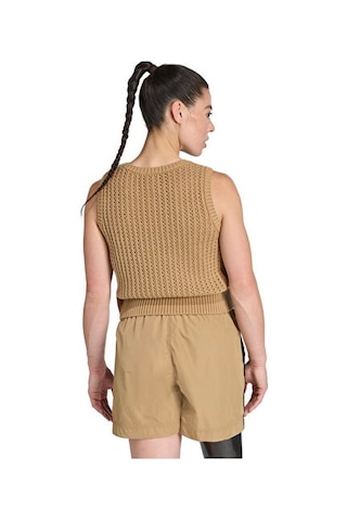 Adidas Knitted Vest Kadın Günlük Yelek Jw4994 Kahverengi Kahverengi