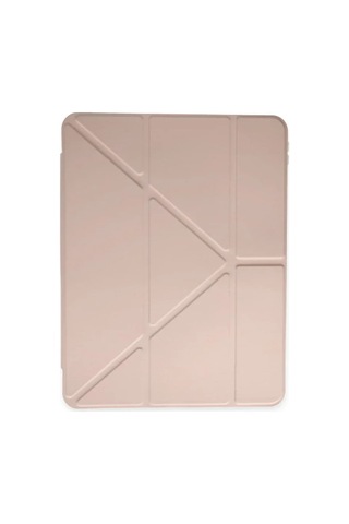 Apple İpad Pro 11 2024 Kılıf Kalemlikli Mars Tablet Kılıfı - Rose Gold Diğer