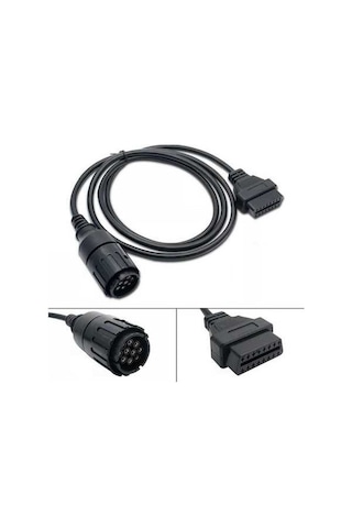 Ebitda Bmw Icom-d Motosiklet Tanı Kablosu: 10 Pin - 16 Pin Obd2 Bağlantı Adaptörü, Kullanışlı Adaptör