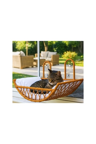 Kedi Pencere Yatağı + Şık Minder Seti