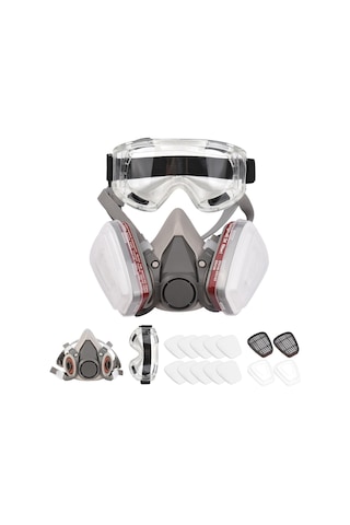 Jms Solunum Cihazı Yarım Yüz Parçası 6200 Gaz Maskesi