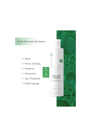 Sante Plus Siyah Sarımsaklı Dökülme Ve Kepek Karşıtı Şampuan 400 ML