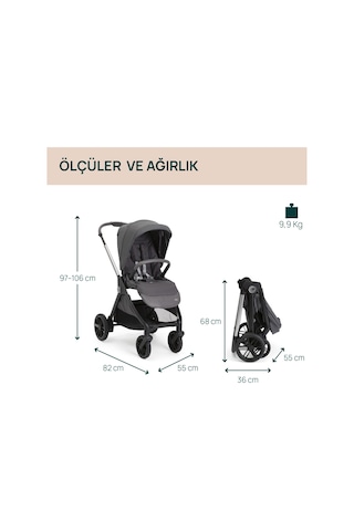 Chicco Bellagıo Bebek Arabası 2.0 Black Satın 05087183450000