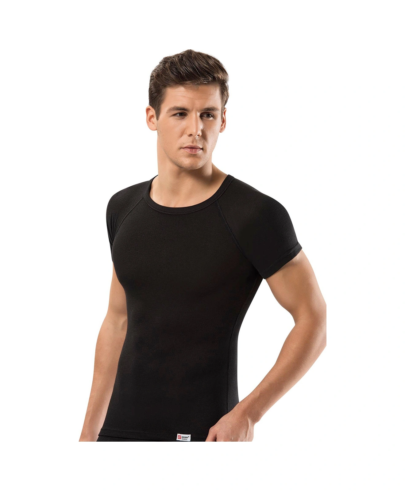 Erdem Siyah Termal İçlik Yarım Kol Fanila 1481 Siyah