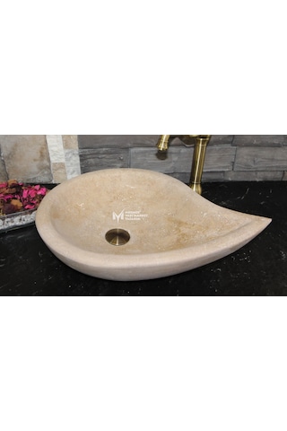 Noche Traverten Damla Model Lavabo