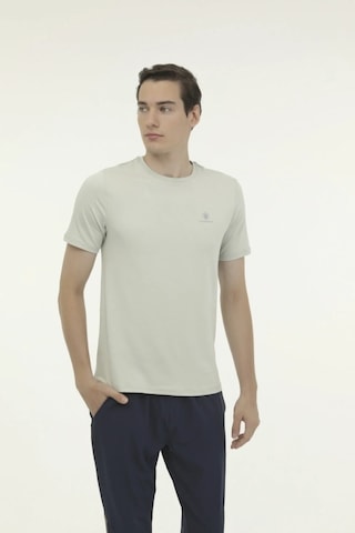 Lumberjack 4M M-Ct110 Bsc C Nk Erkek Kısa Kollu Tişört M-Ct110 Yeşil 001