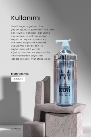 Momentum Curl-X1 Bukle Belirginleştirici Krem 800 ML