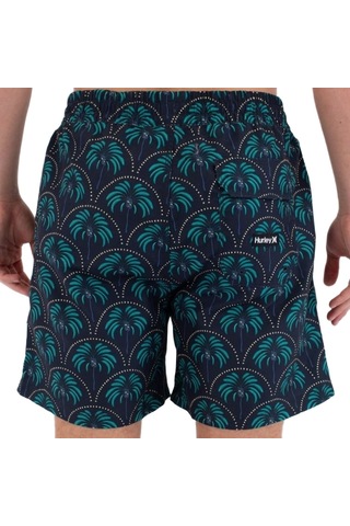 Hurley Hurley Volley Icon Printing Press Palm Erkek Astarsız Boardshort 6620 Çok Renkli
