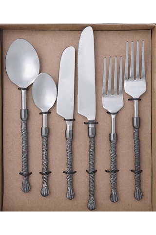Yargıcı 6'lı Çatal Bıçak Seti 26x21x3 Cm 26knhs1054n St
