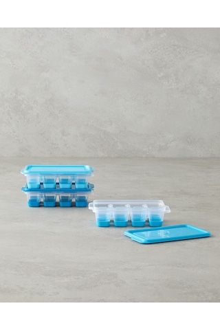 Posuda Plastik Buz Kalıbı Mavi Mavi