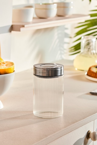 Karaca Ripple Inox Cam Saklama Kabı 750 Ml Şeffaf