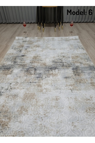 Arbese Premium Halı Yolluk Oturma Odası, Mutfak, Antre Ve Koridor Halısı Gri-vizon Arbs6bnyn