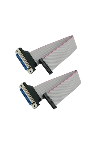 Crackedice Lcd Monitörler İçin Düz Şerit Kablo Db25 - Fc-26 Dişi Konnektör