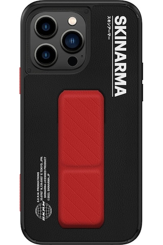 Apple Uyumlu iPhone 14 Pro Max Kılıf Skinarma Standlı Deri Görünümlü Gyo Kapak