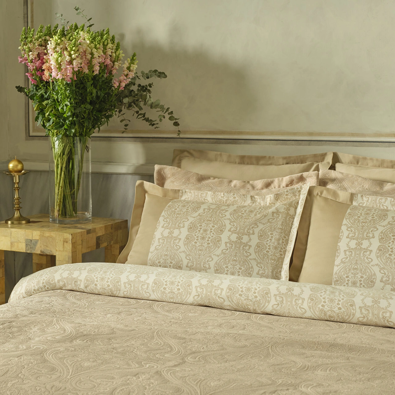 Karaca Home Maren Çift Kişilik Duet Set Bej Bej