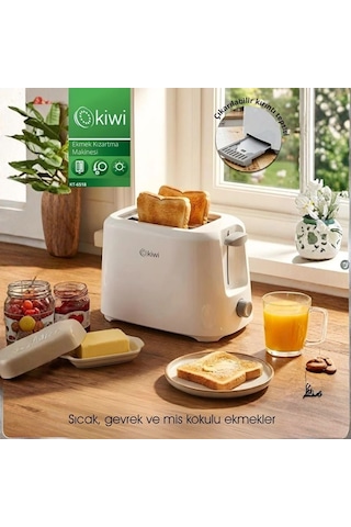 Kiwi KT-6518 2 Dilim Ekmek Kızartma Makinesi