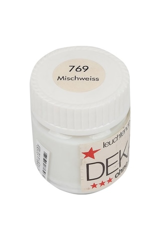 Deka 769 Silk 45Ml.İpek Boyası Cam Şişede Mischweiss