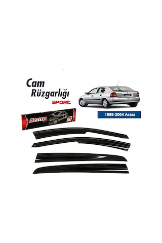 Opel Astra G 1998-2004 Mugen Tip Cam Rüzgarlık 4Lü Ön Ark Sunplex