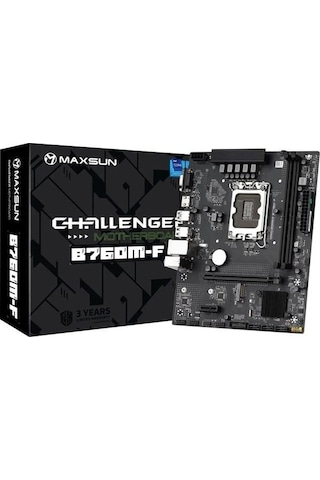 Maxsun Challanger B760m-f Ddr4 Hdmı Pcıe 4.0 1700p Matx