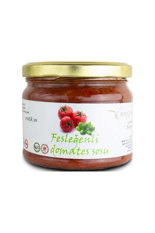 Atiye Laçin Fesleğenli Domates Sosu Cam 250 G Atiye Laçin Fesleğenli Domates Sosu Cam 250 G
