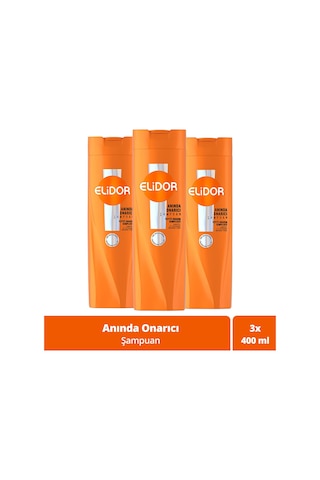 Elidor Anında Onarıcı Bakım Şampuanı 3 x 400 ML