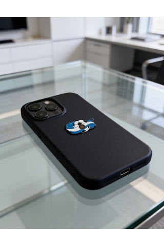 Arjantin Bayraklı Futbol Topu Telefon Sticker 3d Metal Tasarım, Arka Süs A300141