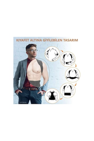 Dik Duruş Korsesi Kamburluk Önleyici Korse Siyah