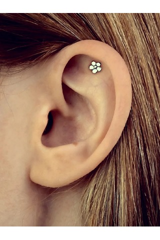 Markiz Gümüş 925 Kulak Kıkırdağı İçin Labret Labret Piercing 192262704 Gümüş