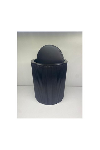 Yuvarlak Çöp Kovası 6,5 Lt Siyah
