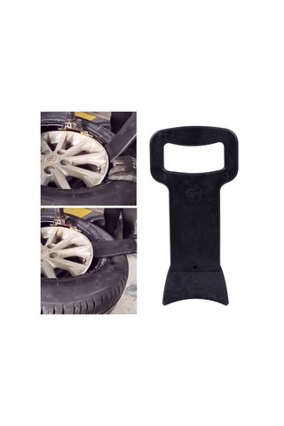 Sones 2 Adet Düz Lastik Emek Tasarrufu Sağlayan Boncuk Çubuk Siyah