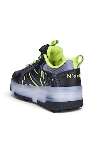 Awm Ndrops Ortopedik Çocuk Işıklı Tekerlekli Sneaker Siyah - Sarı