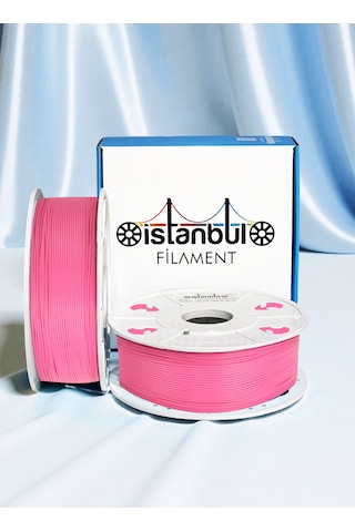 İstanbul Filament 3d Baskı Pla Filament Pembe Renk 1 Kg Ø 1,75mm 0,05 Mm Bambu Lab Uyumlu 1.75mm