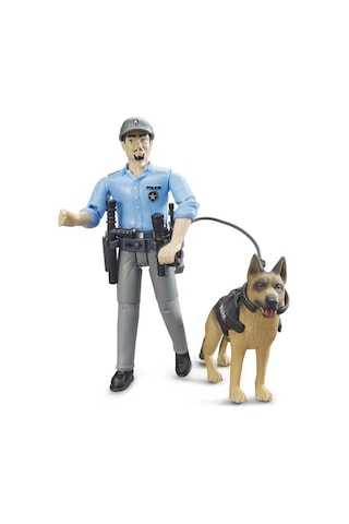 Bruder Polis Figürü & Polis Köpeği Br62150