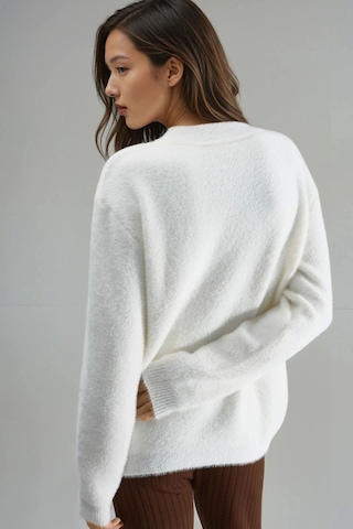 Hiccup My Fashıon Oversize Ayıcıklı Peluş Kazak Beyaz