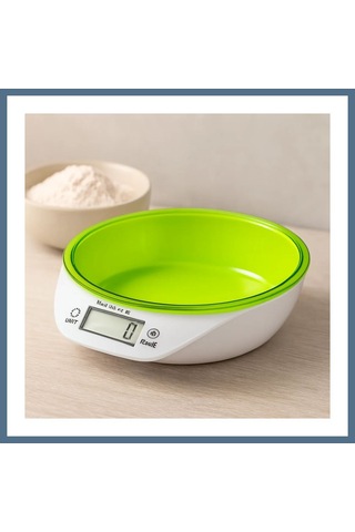 Buradabulabilirsin Dijital Kaseli Mutfak Terazisi 5kg/1g Pilli Bbz Çok Renkli