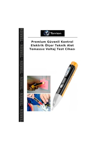 Premium Güvenli Kontrol Elektrik Ölçer Teknik Alet Temassız Voltaj Test Cihazı
