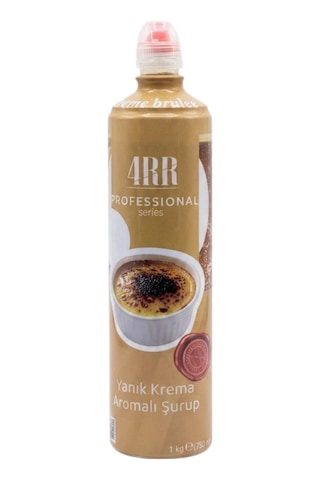4rr Yanık Krema Aromalı Kahve & Tropikal İçecek & Kokteyl Şurubu 750 Ml Diğer