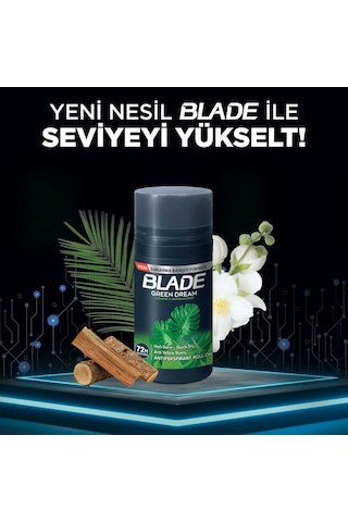 Blade Green Dream Erkek Roll-On Deodorant 3 x 50 ML