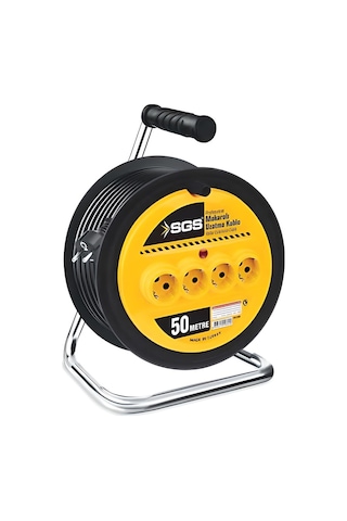 Sgs Makaralı Uzatma Kablo 3x2.5mm 50 Mt Sgs2136