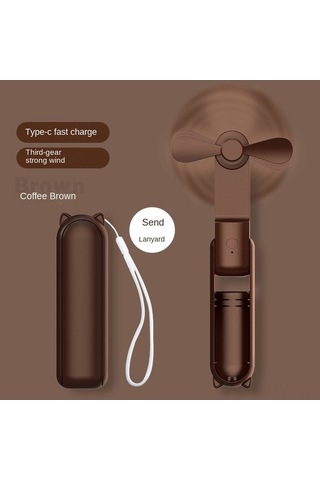 Fortunelane Soğutucu + Powerbank + Fener Çift Fonksiyonlu Usb Cepli Fan, Taşınabilir Dış Mekan Klima