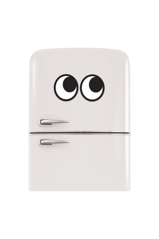 Mustard Googly Eyes Buzdolabı Magnetleri