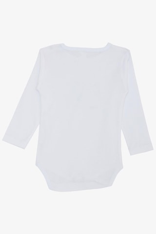 Breeze Erkek Bebek Çıtçıtlı Zıbın Body Hayvanat Bahçesi Dost Hayvanlar Baskılı 9 Ay-3 Yaş, Beyaz Beyaz