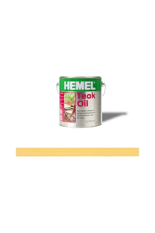 Hemel Teak Oil Şeffaf Tik Yağı 2,5 Lt