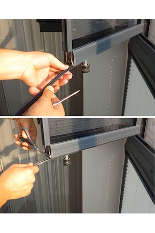 Cam Balkon Fitili 10mm Yükseklik 5m Uzunluk Toz Ve Yağmur Suyu Yalıtımı İçin Kıl Fitil Alternatifi Diğer