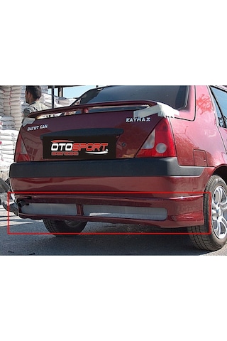 Dacia Solenza Arka Tampon Eki Fiberglass Boyasız