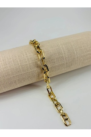Tedar Renk Pirinç Cm Bileklik 17+2 Cm - Kbl0482 Najmaddin Standart
