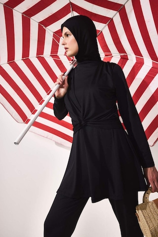 Defacto Regular Fıt 5li Siyah Burkini Mayo G7445ax26hsbk27 Siyah-bk27