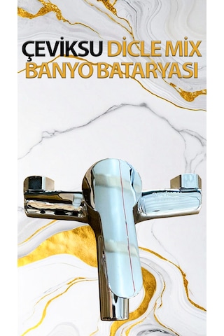 Dicle Mix Model Banyo Bataryası Krom