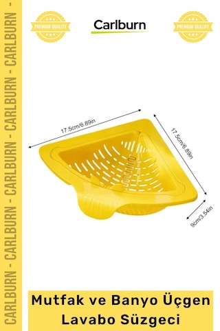 Özel Üretim Köşe Uyumlu Ergonomik Plastik Evye Organizer Atık Mutfak Banyo Üçgen Lavabo Süzgeci Çok Renkli